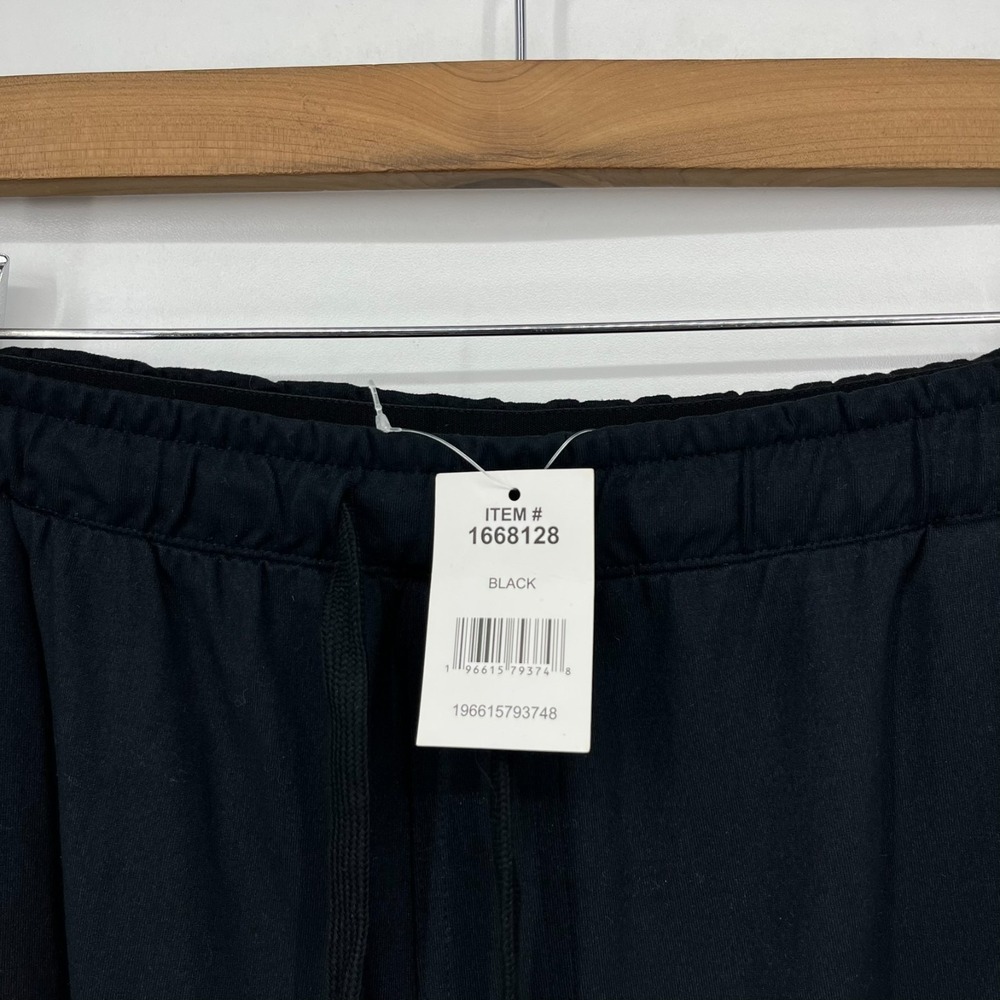 Eddie Bauer Sweat Shorts Men's Size‎ 2XL Black Lounge Drawstring New NWT - Picture 4 of 11